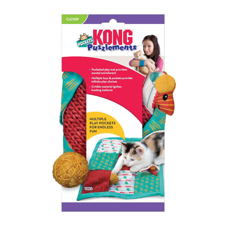 Kong Puzzlements Pockets brinquedo para gatos , , large image number null